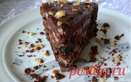 Торт &quot;Чернослив в шоколаде&quot; | Кулинарные рецепты от «Едим дома!»