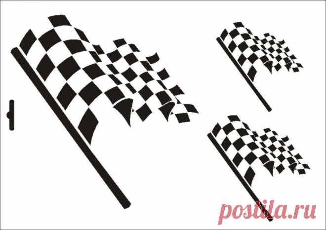 UMR-Design W-218 Race Flag Textile- / wallstencil Size A5: Amazon.fr: Cuisine & Maison