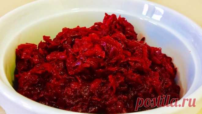 Битком набит витаминами: готовим вкуснейший салат из свеклы и поправляем здоровье Очень просто и гениально!
