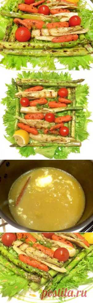 ОВОЩИ-ГРИЛЬ С АПЕЛЬСИНОВЫМ СОУСОМ | 4vkusa.ru