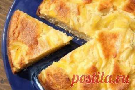 Творожный пирог с ананасами от Вероники Крамарь.
Хочу поделиться рецептом простого, но в тоже время очень вкусного творожного пирога с кусочками ананаса. Выпечка получается высокой, воздушной, ароматной и просто прекрасной на вкус. 
Для приготовления творожного пирога с ананасами нам потребуется: 
мука пшеничная - 300 г; 
кефир - 200 мл; 
сахар - 180 г; 
растительное масло - 100 мл; 
яйцо - 2 шт.; 
разрыхлитель - 12 г; 
растительное масло для смазывания формы. 
Для начинки: 
творог - 250 г; 
я