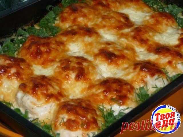Куриные шарики в сливочном соусе