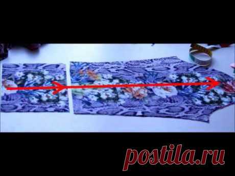 Как сшить свитшот из двухстороннего трикотажа