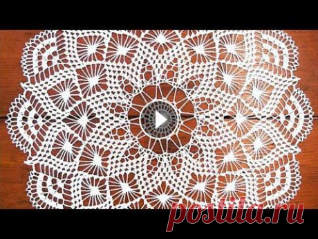 МК Вязание салфетки крючком по схеме. 1-9 ряды. Доброе время суток Всем, кто смотрит мое видео. В этом МК я вам расскажу как можно научиться читать схемы и вязать по ним. Поделюсь маленькими секрета...