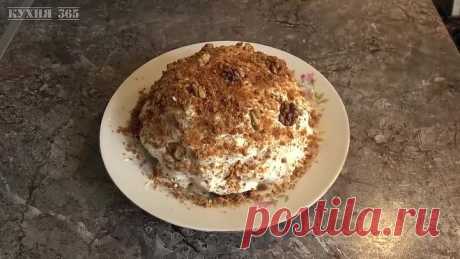 Очень вкусный торт без выпечки из пряников и сметаны. Рецепт торта