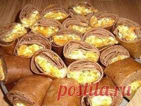Печеночные блинчики с начинкой из моркови - tochka.net