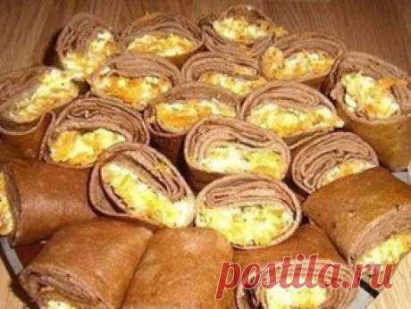 Печеночные блинчики с начинкой из моркови - tochka.net