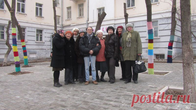 деревья в тёплых одеяниях