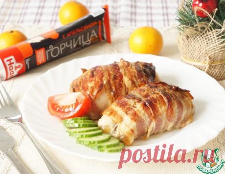 Куриные рулеты с горчицей и беконом – кулинарный рецепт