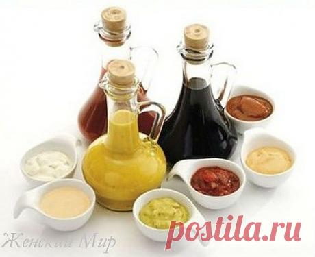 Подливы к салатам.