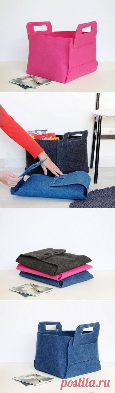 Коробка из фетра