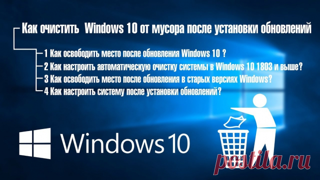 Как почистить компьютер на операционной системе Windows 10 от мусора. Встроенные средства очистки, а также использование специальных программ. Подробная инструкция.