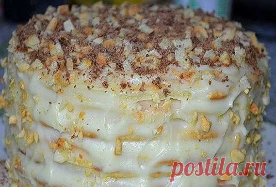 Боже мой, какая же это вкуснятина!

Торт готовится быстро и просто, получается большим и очень вкусным. Очень нежный...

Тесто:
1 яйцо
200 гр творога
1 ст сахара
ванилин
примерно 300 гр муки
1 ч л гаш соды.

Крем:
500 мл молока
1 яйцо
1 ст сахара
3 ст л муки
ванилин
150 гр слив масло.
Орехи 150 гр.

Приготовить основу крема: растереть яйцо с сахаром и мукой, добавить ванилин, влить молоко, перемешать венчиком, поставить на медленный огонь, варить до загустения, постоянно м...