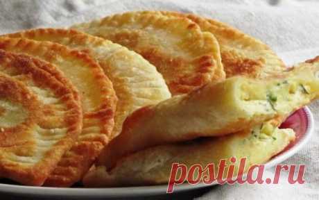 Чебуреки с картофелем и сыром