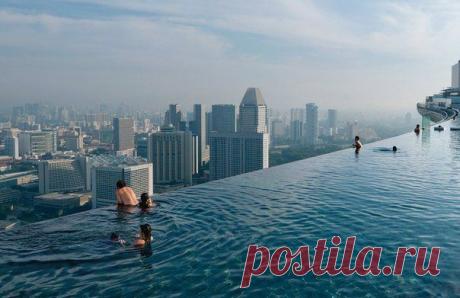 Бассейн Infinity Pool, Сингапур.