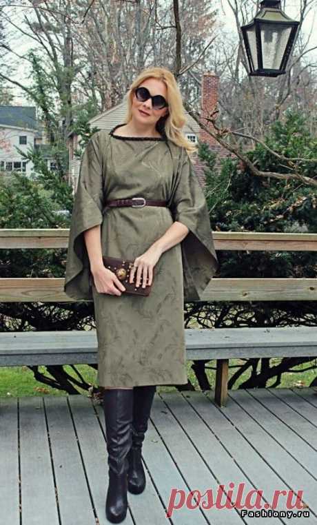 Платье - накидка на осень