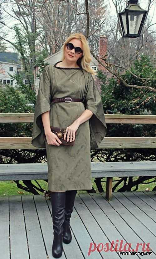 Платье - накидка на осень