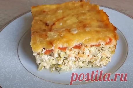 Сытный ужин для всей семьи: кабачковая запеканка | Магия вкуса | Яндекс Дзен