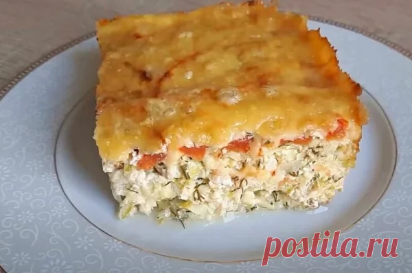 Сытный ужин для всей семьи: кабачковая запеканка | Магия вкуса | Яндекс Дзен