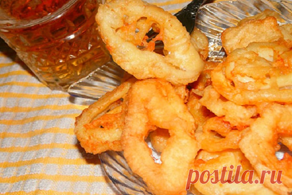 Кальмары в пивном кляре — Сад Заготовка