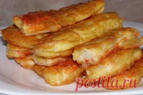 Рецепт - Жареные крабовые палочки в кляре с фото
