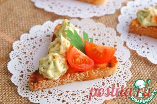 Грибное масло с зеленью - кулинарный рецепт