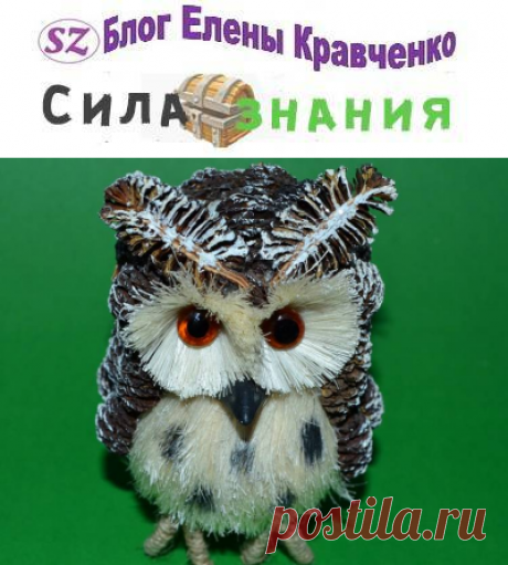 Осенние поделки из шишек (быстро и красиво своими руками)