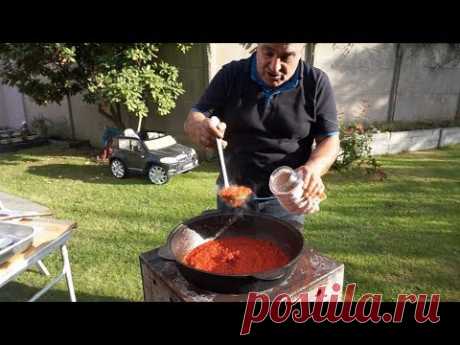Приготовление вкусной аджики.Рецепт от Жоржа