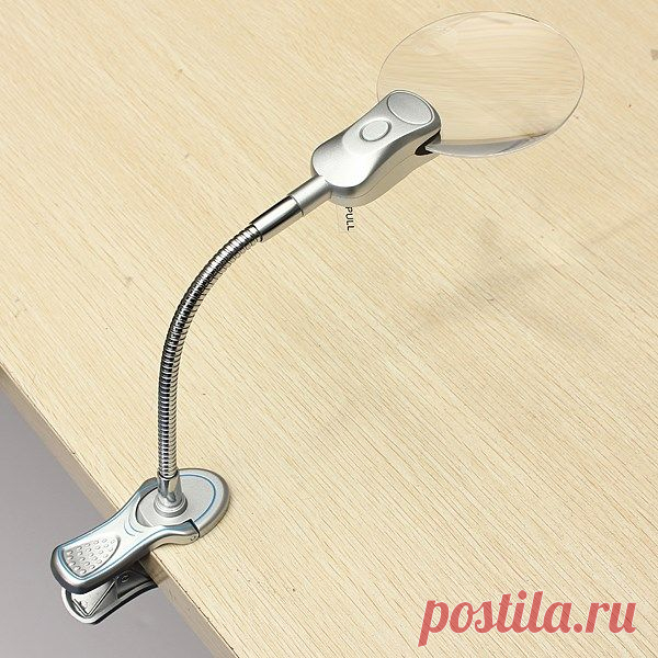 Magnifiers Picture - More Detailed Picture about Hot Sale!!!2.5x 90MM 4x 21MM 2 LED Lamp Magnifier Clip on Desk Table Magnifying Glass Loup Durable Picture in Magnifiers from Tingtop Trading CO Ltd. | Aliexpress.com | Alibaba Group