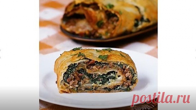 Картофельный ролл - аппетитное блюдо!
