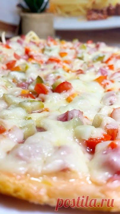 Пицца за 5 минут. Вкуснее чем итальянская.