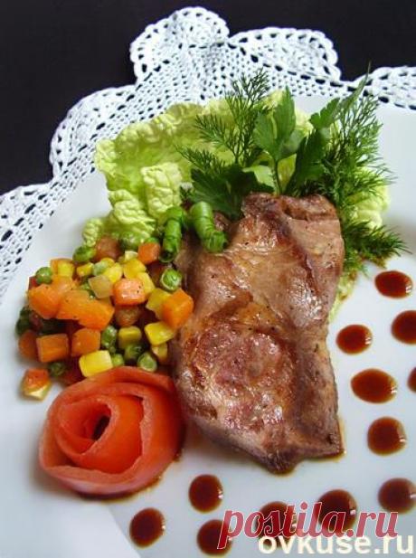 Свиной стейк в соевом соусе с овощами - Простые рецепты Овкусе.ру