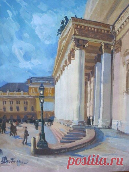 Большой театр, художник Сайда Афонина, 2013