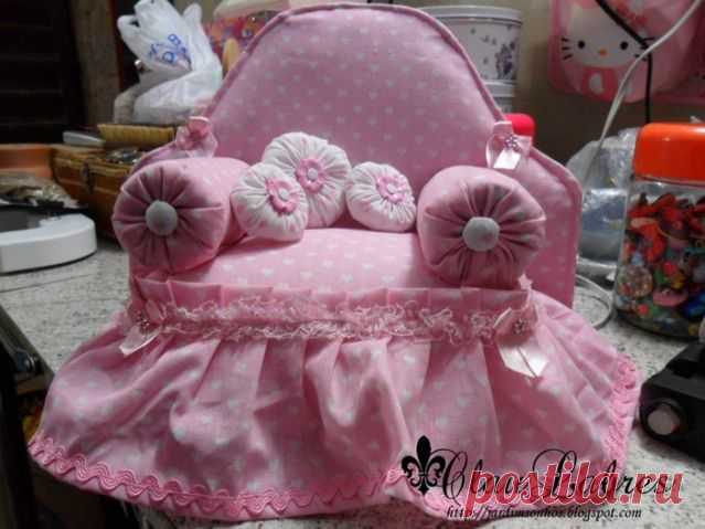 Мягкое кукольное креслице МК (из интернета) / Мир игрушки / Разнообразные игрушки ручной работы