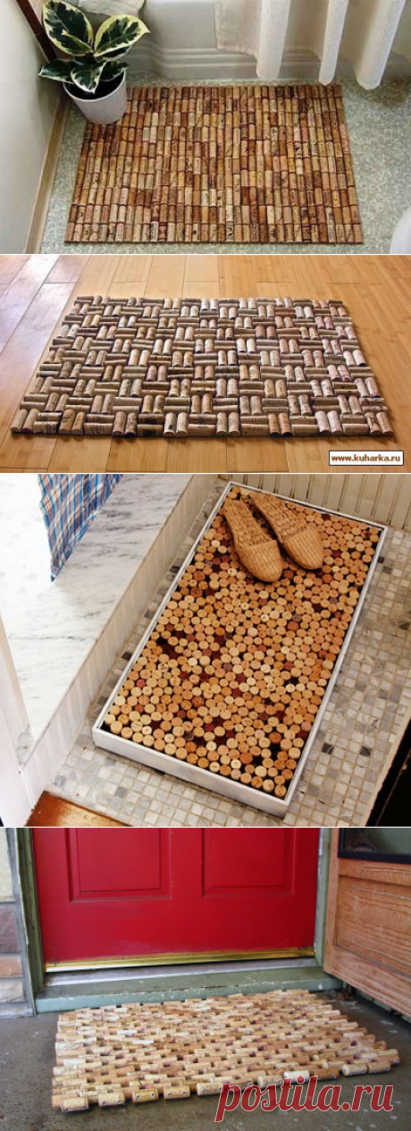 Коврик из пробок