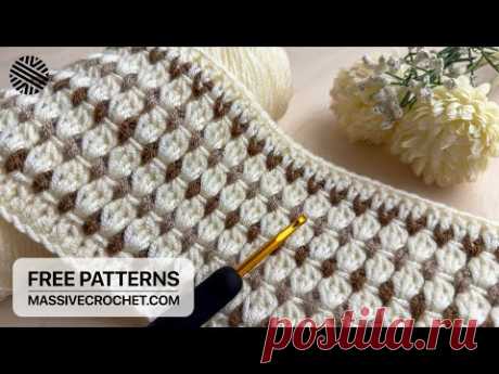 VERY EASY Crochet Pattern for Beginners!⚡️Crochet Stitch for Baby Blanket & Bag