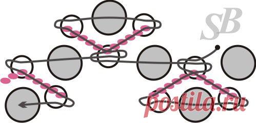 СХЕМА КОЛЬЕ "ЮБИЛЕЙНОЕ"