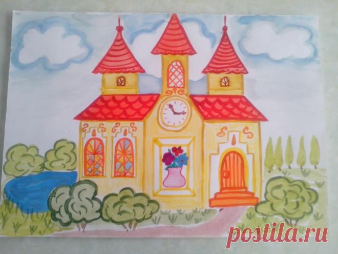 Конспект НОД по изобразительной деятельности в подготовительной группе детского сада «Волшебный замок». Воспитателям детских садов, школьным учителям и педагогам - Маам.ру