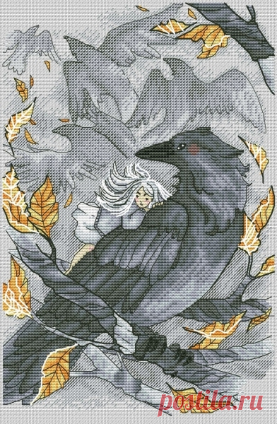 Вороны, схема для вышивки, арт. АО-201 Алиса Окнеас | Купить онлайн на Mybobbin.ru
