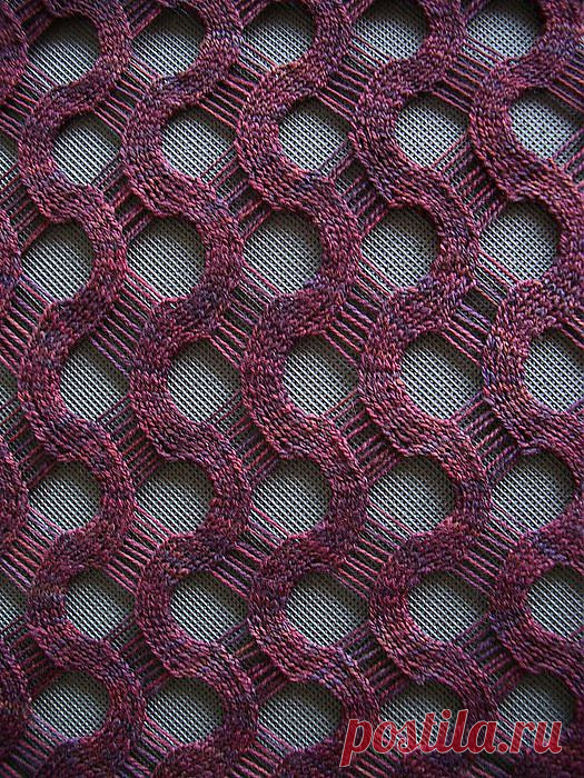 Узор с перемычками.