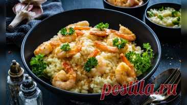 Cremiges Spinat-Risotto mit Garnelen | WEB.DE