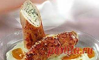 Куриные рулеты в персиковом соусе, пошаговый рецепт с фото