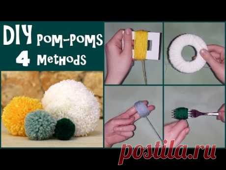 DIY Pom-Poms | 4 Easy Methods