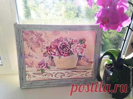 Состариваем простую багетную раму - Ярмарка Мастеров - ручная работа, handmade