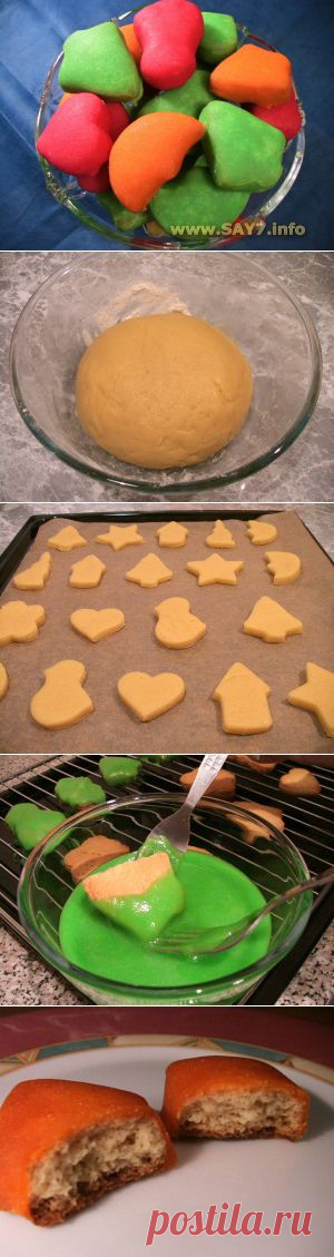 Медовые прянички в сахарной глазури