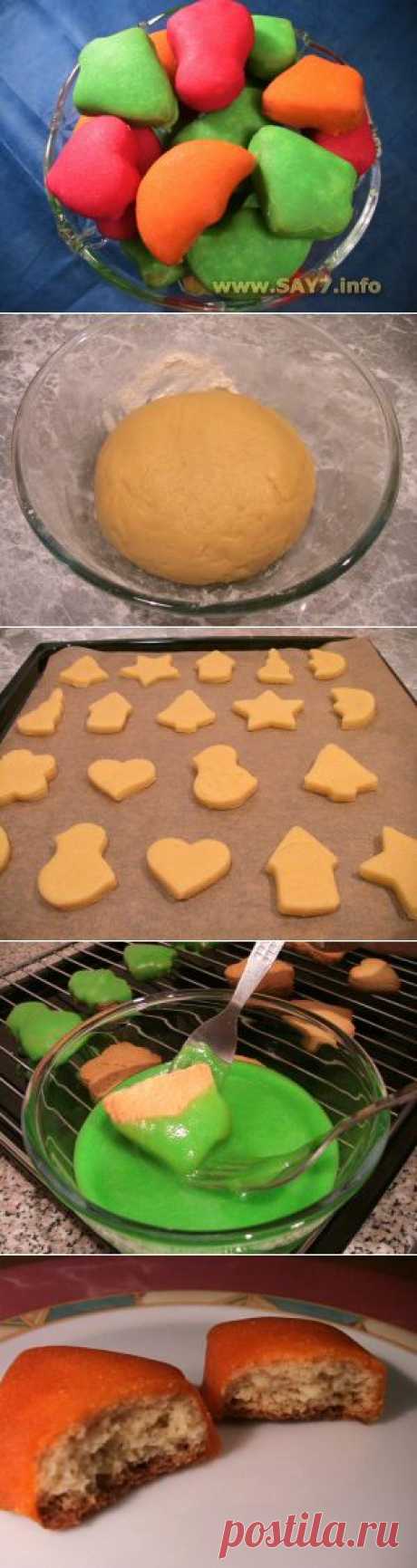 Медовые прянички в сахарной глазури