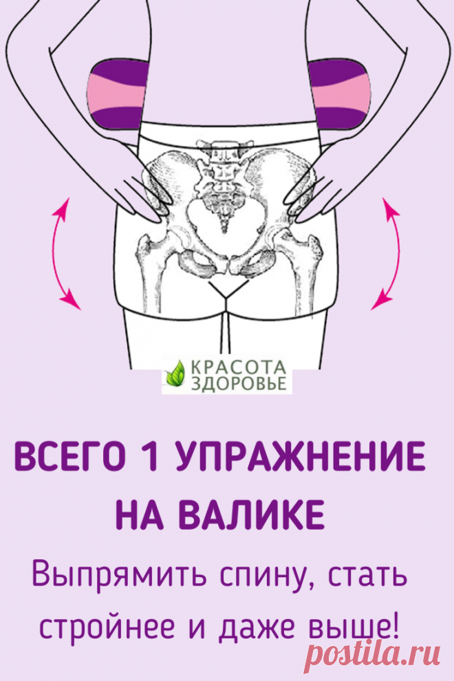 Всего 1 упражнение на валике: Выпрямить спину, стать стройнее и даже выше! Данную технику разработал доктор Изуми Фукуцудзи из Японии. Это хороший способ уменьшить талию, избавиться от лишних килограммов, прибавить пару сантиметров для роста, а также он оказывает согревающий эффект. ➡️ Кликайте на фото, чтобы прочитать полностью
