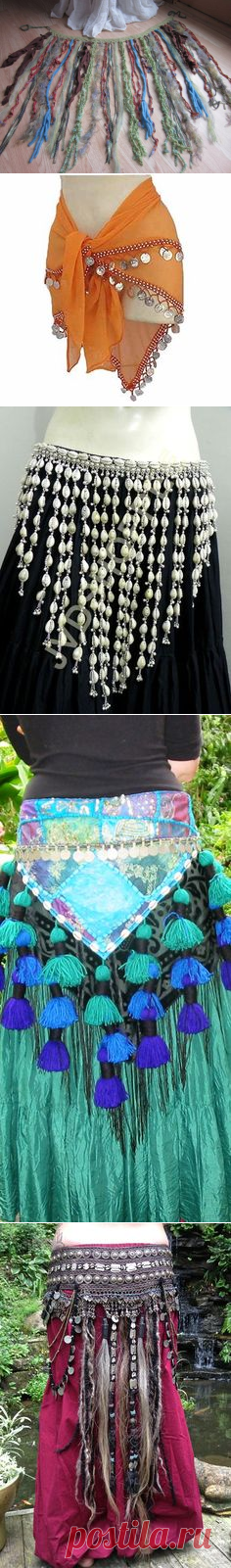 Tribal Belly Dance skirt Pattern | Items similar to Yarn Skirt - Fringe Belt - Tribal belly Dance ... | vestuarios