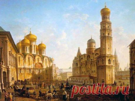 Соборы Кремля

Соборная площадь - главная площадь Московского Кремля.

В древности от кремлевских ворот к ней сходились главные улицы города-крепости. Здесь отмечались все торжественные события столицы - службы по случаю больших церковных праздников, шествия по случаю коронации и венчания русских царей, встречи иностранных послов.

Неповторимый по красоте архитектурный ансамбль Соборной площади, живописный и гармоничный, создавался трудом и талантом русских мастеров...