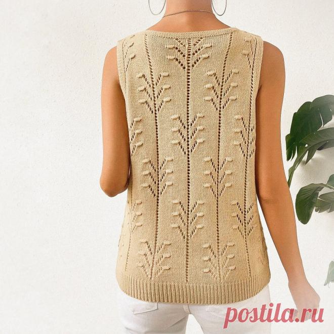 Стильные вязаные безрукавки — выбирайте модель, к которой я составлю схему | Вяжем вместе! | Дзен